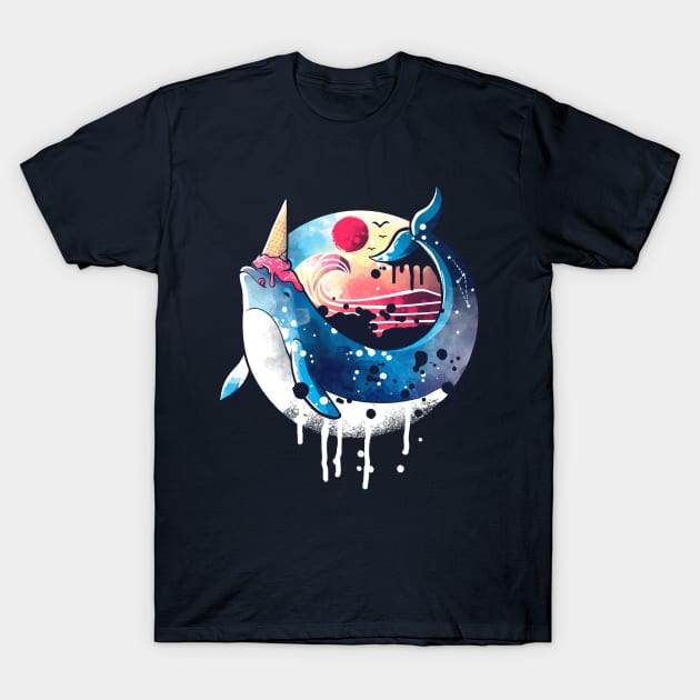 ice cream narwhal T-Shirt by NemiMakeit